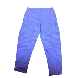 American Eagle purple moto leggings ankle size XL